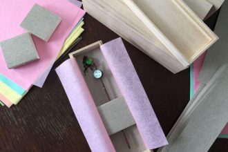 かんざし箱セッティング