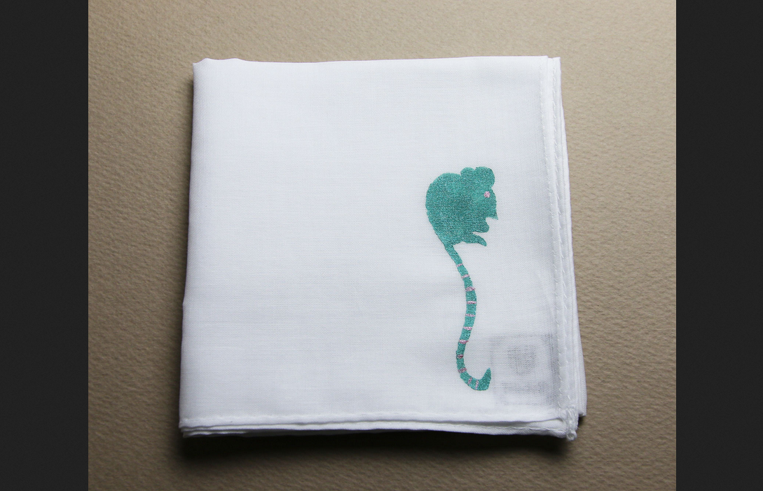 子年のハンカチ