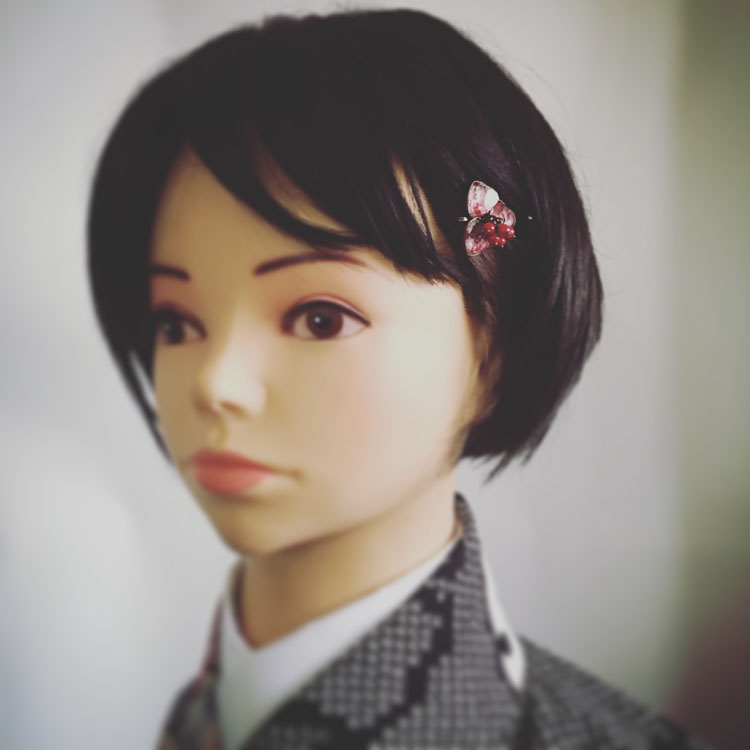 和装ヘアアクセサリーと奇跡の一枚と