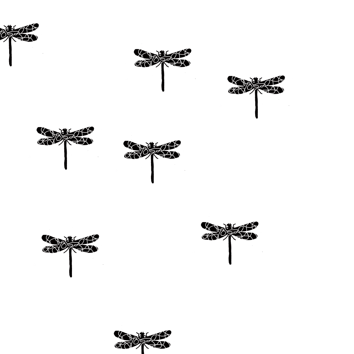 組紐を使ったトンボのループタイ