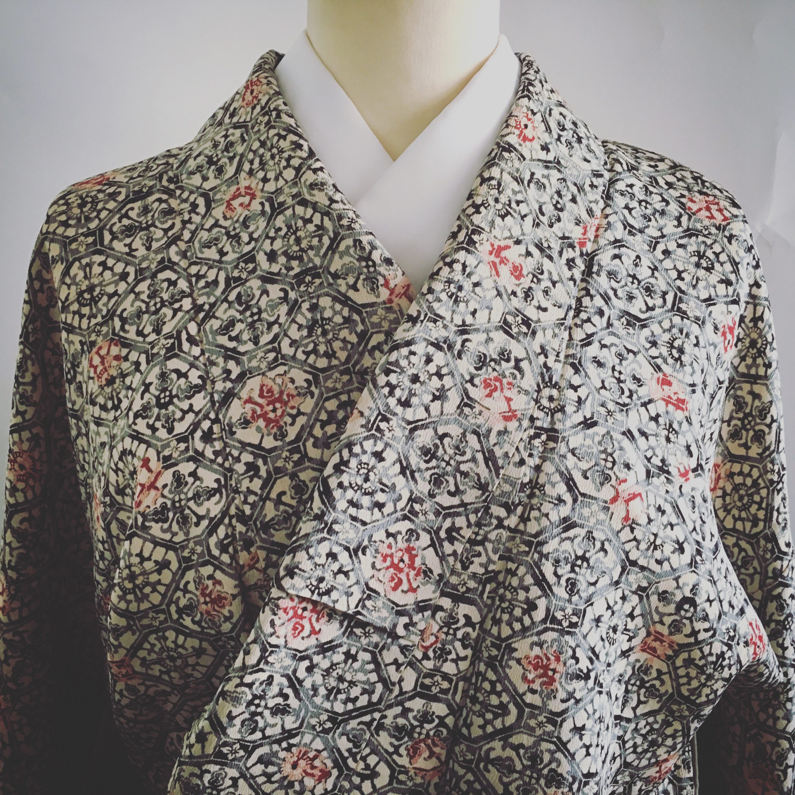 いただきもの|撮影用の着物（小紋）