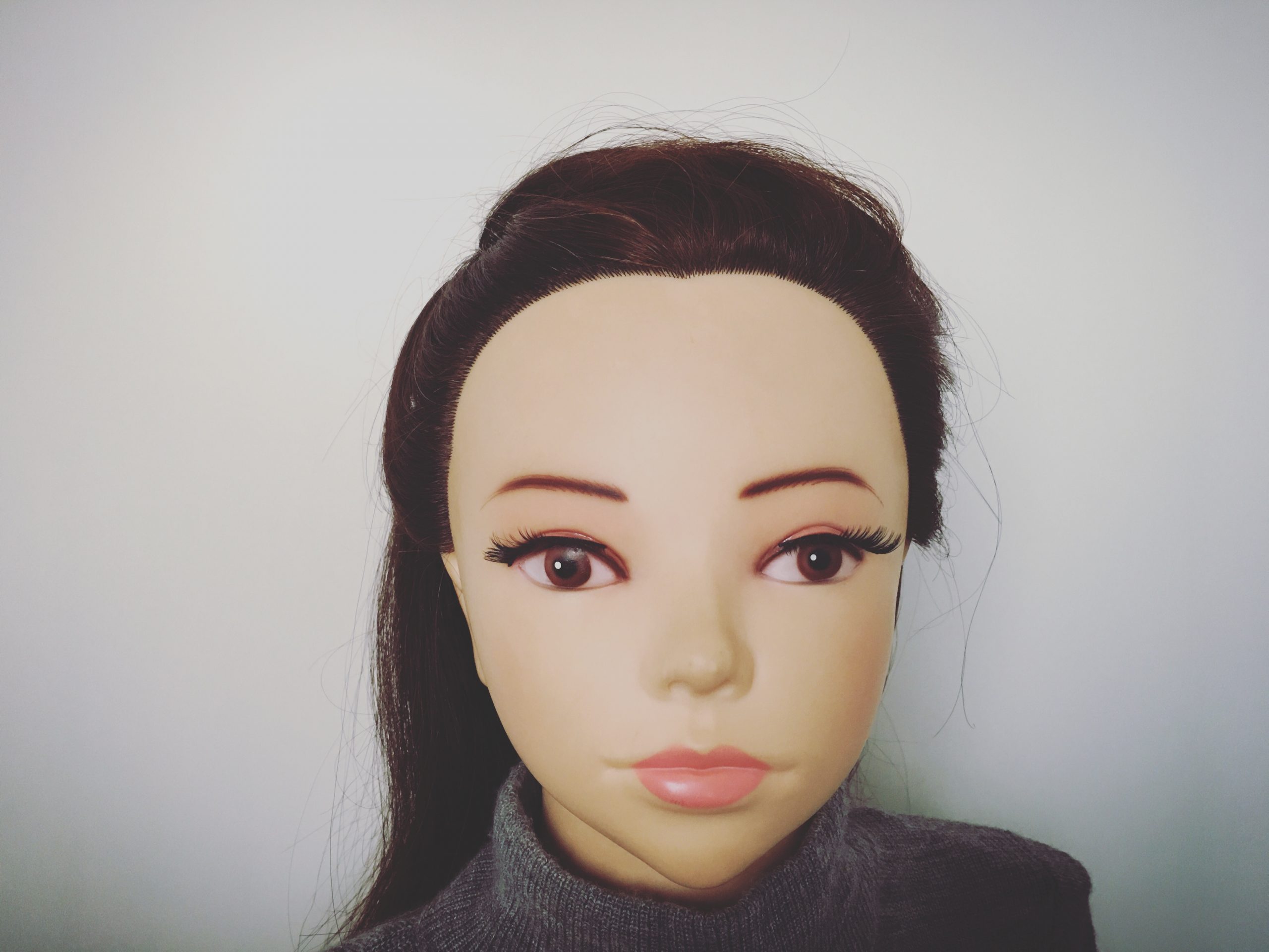 マジェステでハーフアップスタイルアレンジ