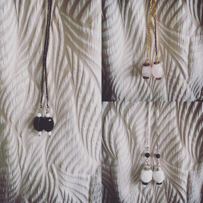 ループタイの先端３種