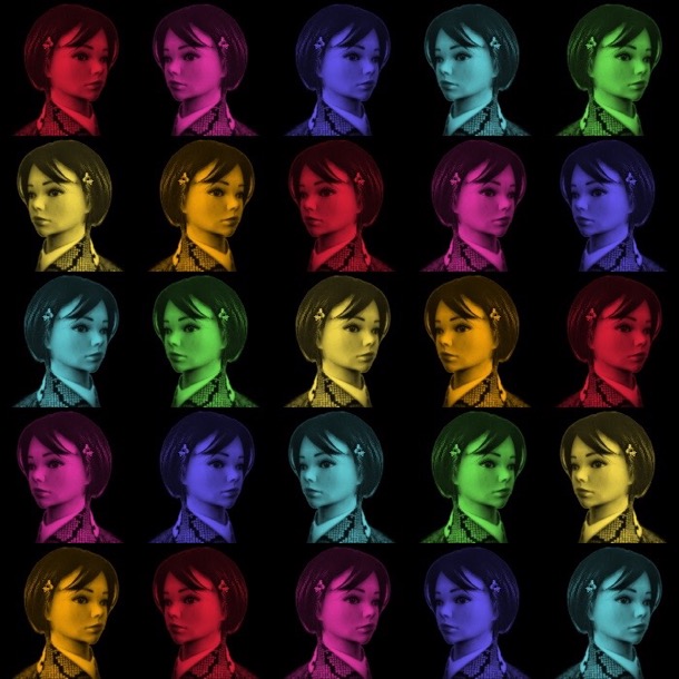 着物に合わせたいお花のヘアピン