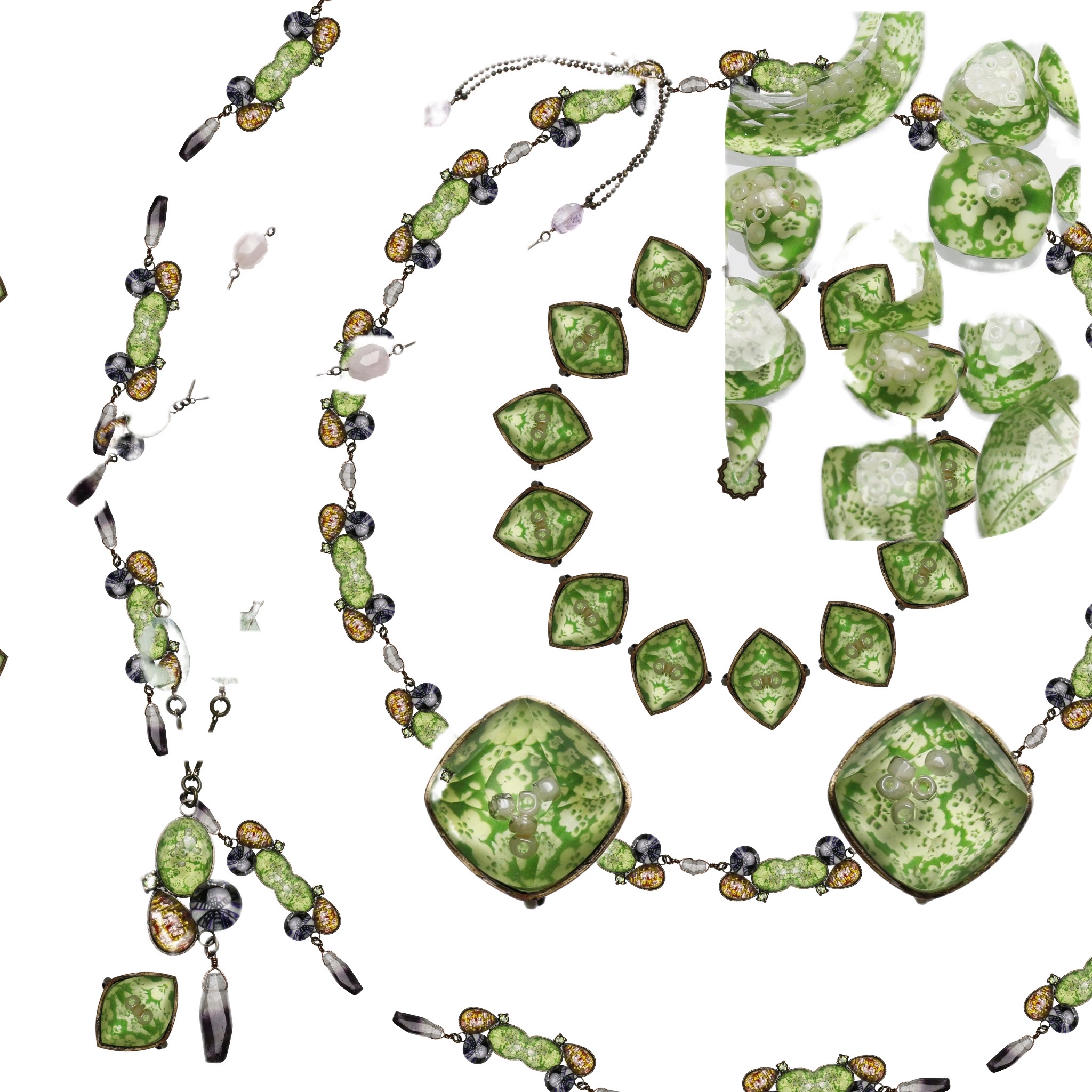 つけると可愛い｜おそろいのネックレスとイヤリング