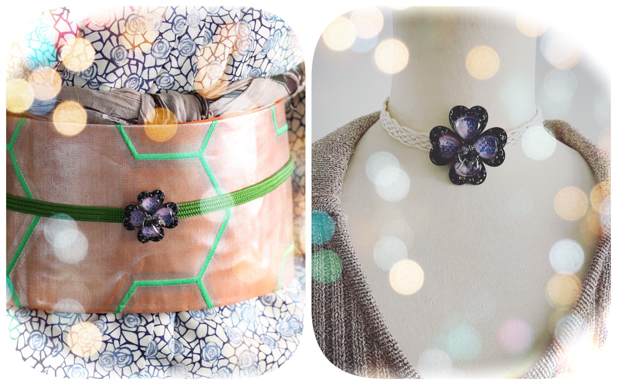 帯留めを使ったおしゃれなチョーカー