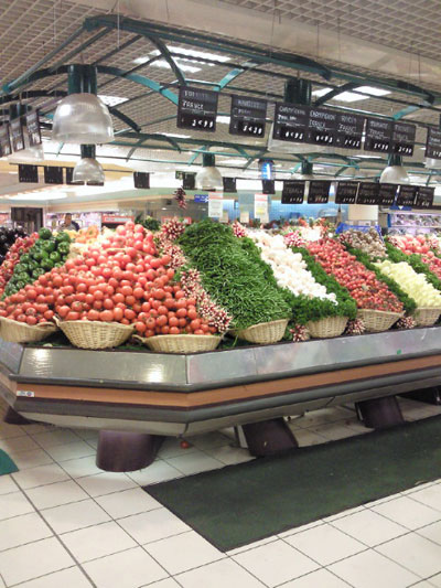 パリのスーパーマーケット